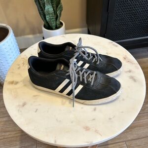 Adidas Women’s Black Suede Sneakers